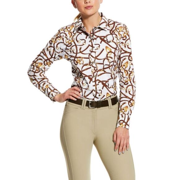 Ariat Bridle Shirt Button Down Size XS - Picture 1 of 9